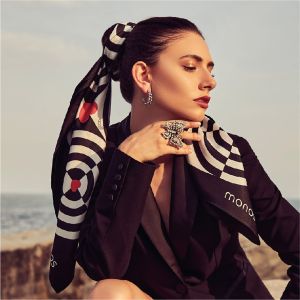 foulard in seta free jazz