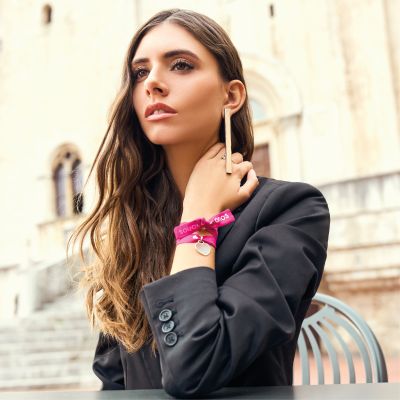 bracciale fashion donna magenta