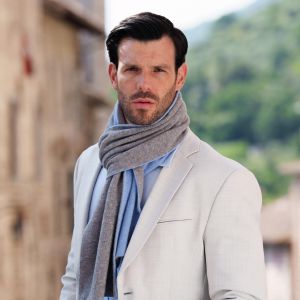sciarpa cashmere ice blue