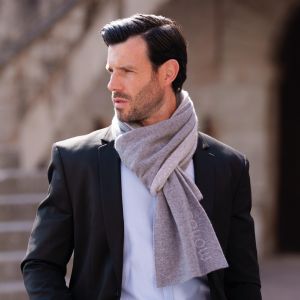 sciarpa cashmere ice grey