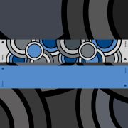 sciarpa in seta jazz sax ice blue