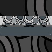 sciarpa in seta jazz sax ice grey